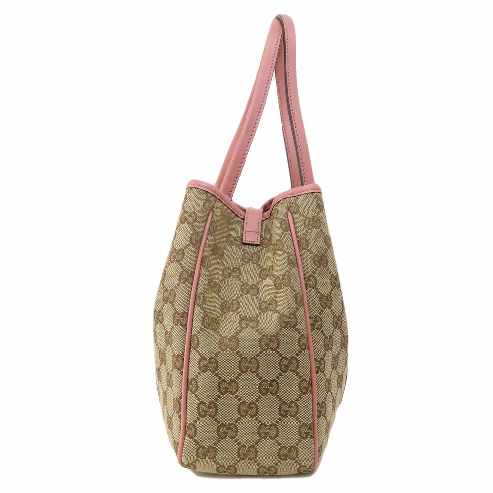 Gucci GG Twins Tote bag beige monogram canvas pink leather - Picture 3 of 11